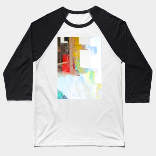 Abstract Print Baseball T-Shirt